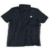 adidas golf HEAT.RDYデボスグラフィック半袖シャツ ブラック