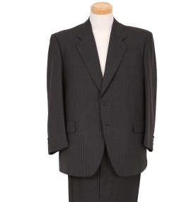  シングル2ツ釦スーツ(2パンツ) ライトグレー