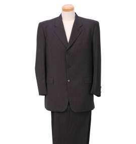  シングル3ツ釦スーツ(2パンツ) チャコールグレー