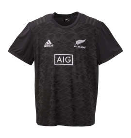 adidas All Blacks パフォーマンス半袖Tシャツ ブラック×グレー