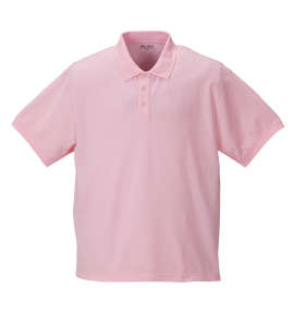 Mc.S.P 消臭テープ付鹿の子半袖ポロシャツ ピンク