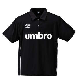 UMBRO ドライグラフィック半袖ポロシャツ ブラック