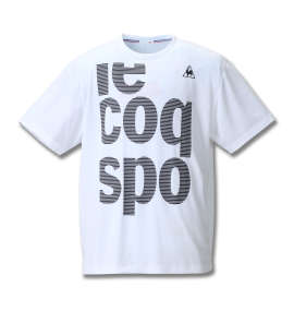 LE COQ SPORTIF ソフトダブルメッシュ半袖Tシャツ ホワイト
