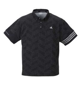 adidas golf ジオメトリックプリント半袖B.Dシャツ ブラック