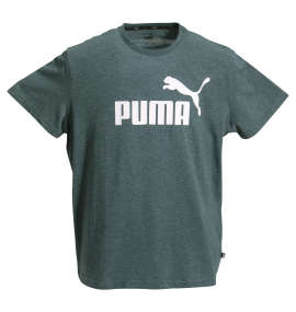 PUMA エッセンシャルヘザー半袖Tシャツ ポンデローサパインヘザー