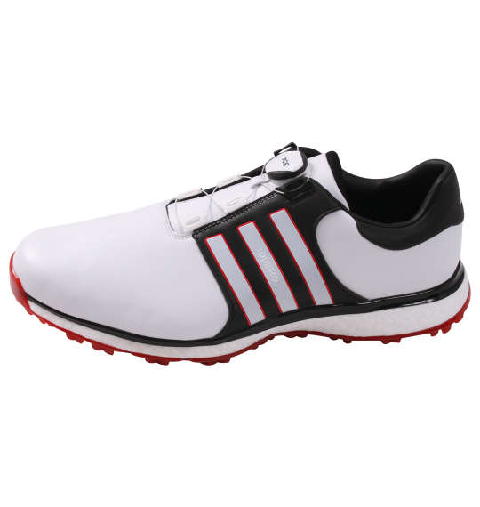 adidas golf ゴルフシューズ(ツアー360XT スパイクレス ボア) ホワイト×コアブラック