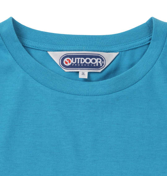 OUTDOOR PRODUCTS 半袖Tシャツ ターコイズ