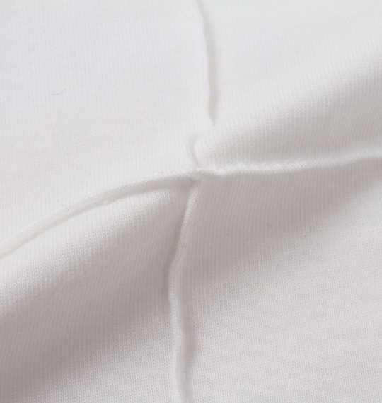Beno ピンタック半袖VTシャツ ホワイト