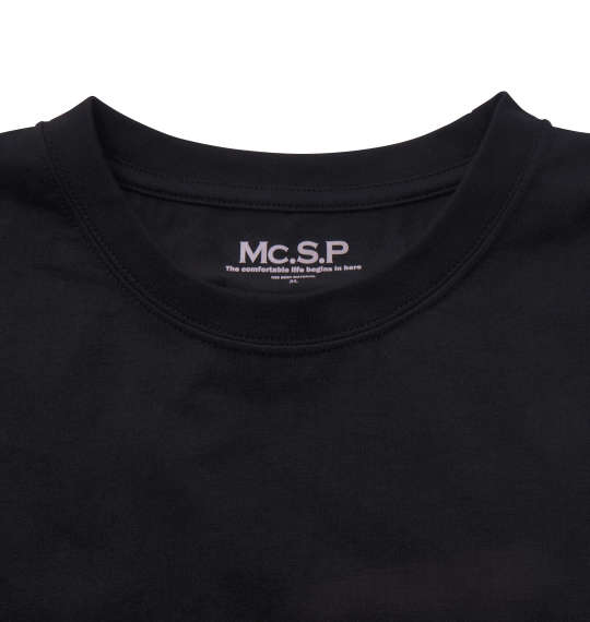 Mc.S.P 半袖クルーTシャツ ブラック