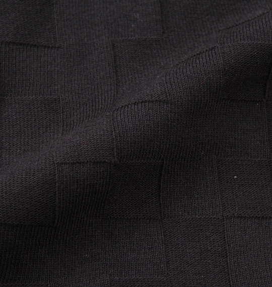 GLADIATE ジャガード半袖ポロシャツ ブラック