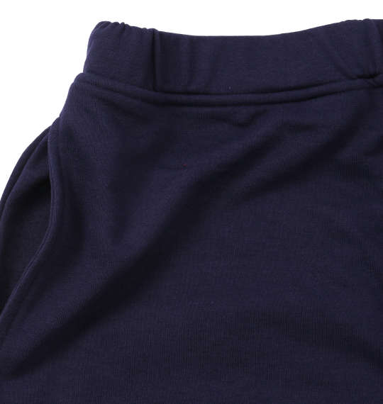 LUCPY 半袖Tシャツ+ミニ裏毛ハーフパンツ ブルー×ネイビー