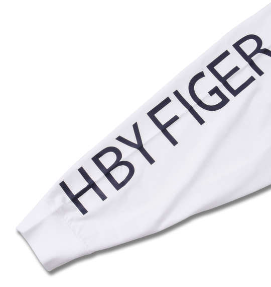 H by FIGER 長袖Tシャツ ホワイト