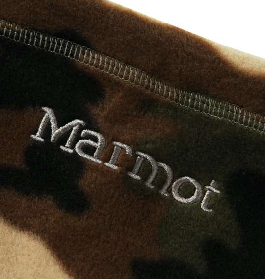 Marmot フリースネックウォーマー ウッドカモ