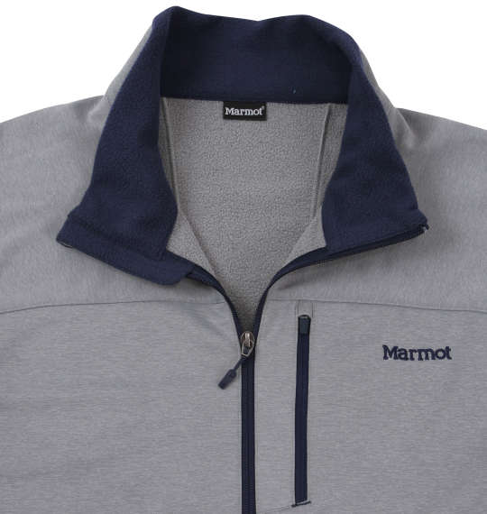 Marmot ヒートナビフルジップジャケット オパールグレー
