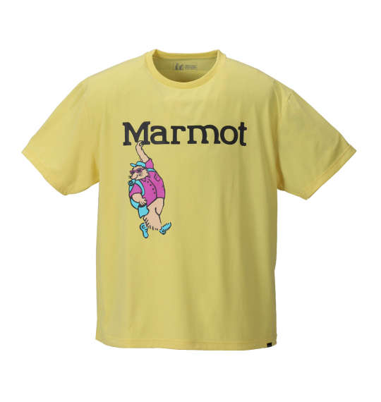 Marmot マーヴィンマーモット半袖Tシャツ ライトイエロー