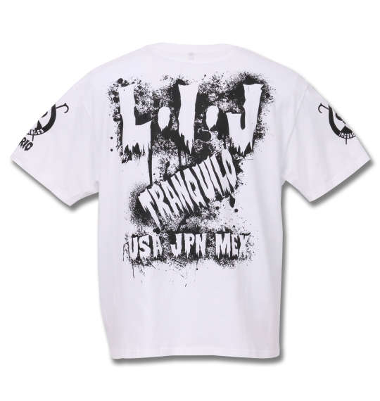 新日本プロレス BUSHI×L・I・J「MIST」半袖Tシャツ ブラック×ホワイト