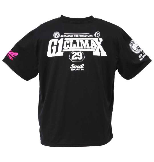 SOUL SPORTS×新日本プロレス G1 CLIMAX29半袖Tシャツ ブラック