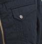 KANSAI JEANS 中綿ジャケット ブラック: 左胸ポケット