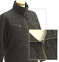 KANSAI JEANS 中綿ジャケット カーキ: ジップスライダー