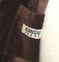 KANSAI JEANS テーラードジャケット ブラウン: 内ポケット