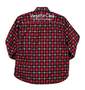 REGATTA CLUB チェックワークシャツ レッド系: