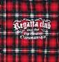 REGATTA CLUB チェックワークシャツ レッド系: