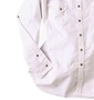 KANSAI JEANS ロールアップシャツ ホワイト: