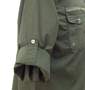 OUTDOOR PRODUCTS ドット釦シャツ カーキ: