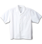  オープン半袖シャツ ホワイト: