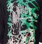 Armee Francaise リアルレイヤードTシャツ ブラック×ホワイト: