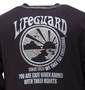 LIFE GUARD フェイクレイヤードTシャツ ブラック: