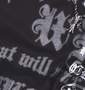 WILD LIFE フェイクVTシャツ(半袖) ブラック×チャコール:
