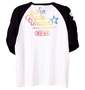 Armee Francaise ラグランTシャツ ホワイト×ブラック: