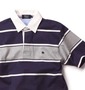 POLO BCS ラガーシャツ半袖 ネイビー: