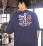 豊天 Tシャツ(半袖) ネイビー: