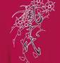 風千代 Tシャツ(半袖) レッド:
