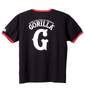 Gorilla Tシャツ(半袖) ブラック:
