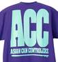 ACC Tシャツ(半袖) パープル: