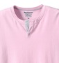 Over Forever 半袖キーネックTシャツ ピンク: