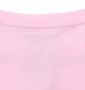Over Forever 半袖キーネックTシャツ ピンク: ネック裏プリント