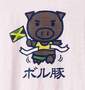 豊天 和柄Tシャツ(半袖) ライトピンク: