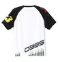 Himz&Herz ラグランTシャツ(半袖) ホワイト×ブラック: