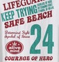 LIFE GUARD Tシャツ半袖 オフホワイト: