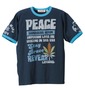 LIFE GUARD リンガーTシャツ(半袖) ネイビー: