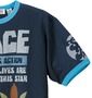LIFE GUARD リンガーTシャツ(半袖) ネイビー: