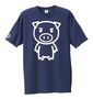 豊天 和柄 Tシャツ(半袖) ネイビー: