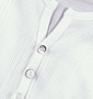 Pincponc ヘンリーTシャツ半袖 オフホワイト: フロントボタン