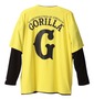 Gorilla Tシャツ イエロー×ブラック: