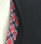 Pincponc VヘンリーTシャツ ブラック: フェイク衿