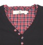 Pincponc VヘンリーTシャツ ブラック: